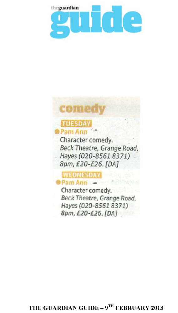 Microsoft Word - PAM ANN - THE GUARDIAN GUIDE - 9TH FEBRUARY 201